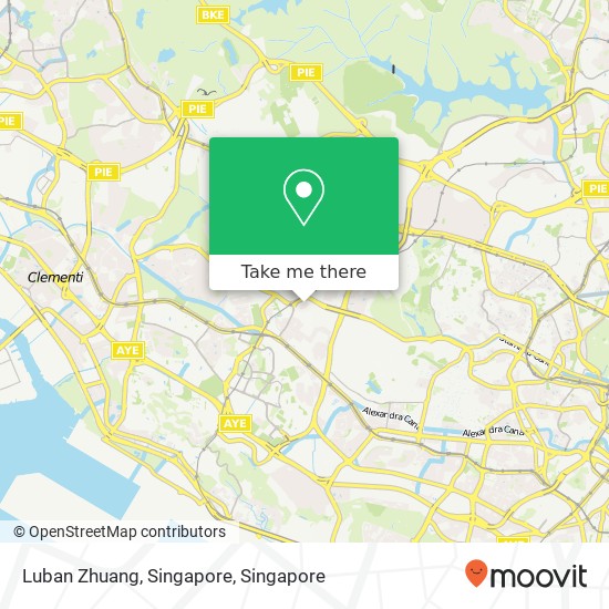 Luban Zhuang, Singapore map