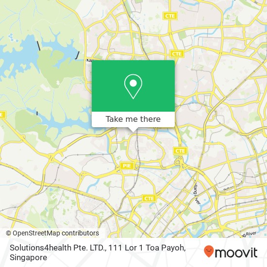 Solutions4health Pte. LTD., 111 Lor 1 Toa Payoh map