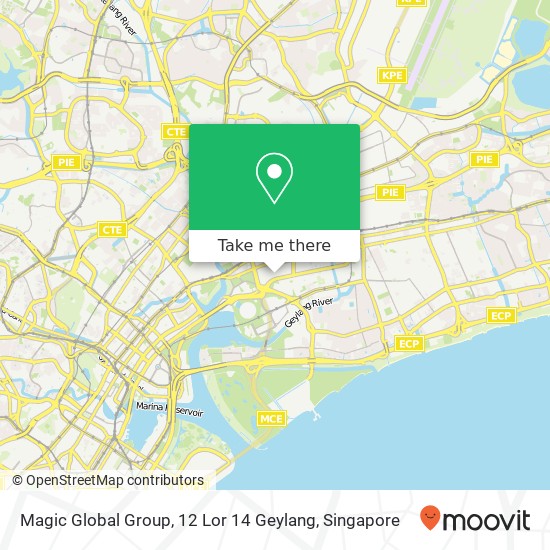 Magic Global Group, 12 Lor 14 Geylang map