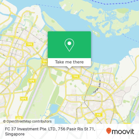 FC 37 Investment Pte. LTD., 756 Pasir Ris St 71地图