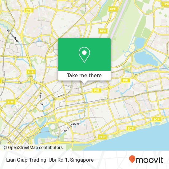 Lian Giap Trading, Ubi Rd 1地图