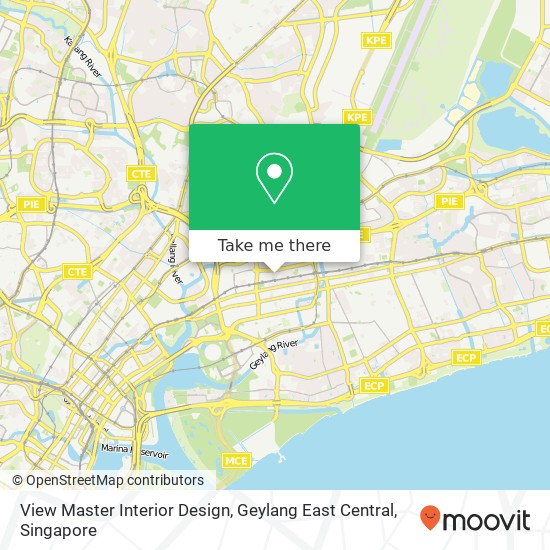 View Master Interior Design, Geylang East Central map