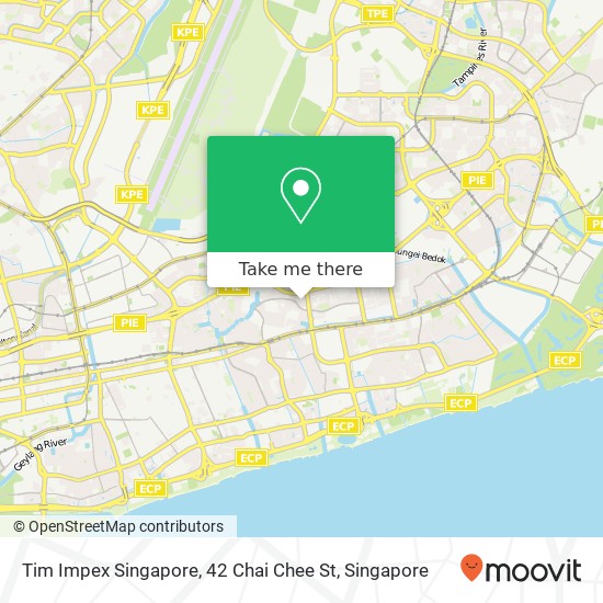 Tim Impex Singapore, 42 Chai Chee St地图