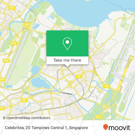 Celebritea, 20 Tampines Central 1 map