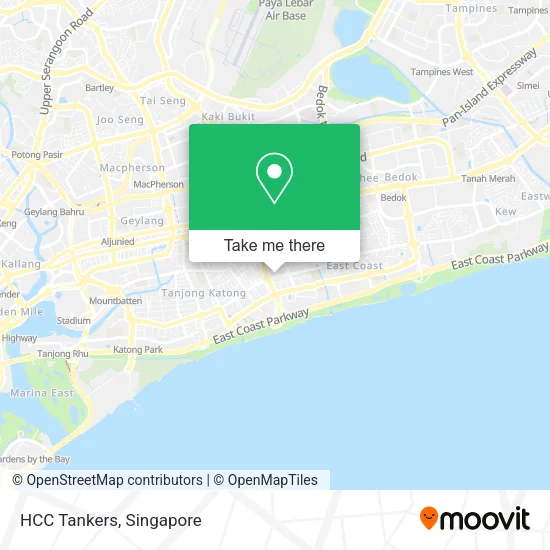 HCC Tankers map