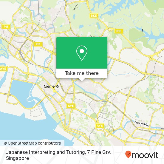 Japanese Interpreting and Tutoring, 7 Pine Grv地图