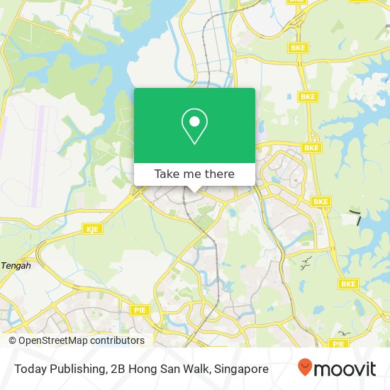 Today Publishing, 2B Hong San Walk map