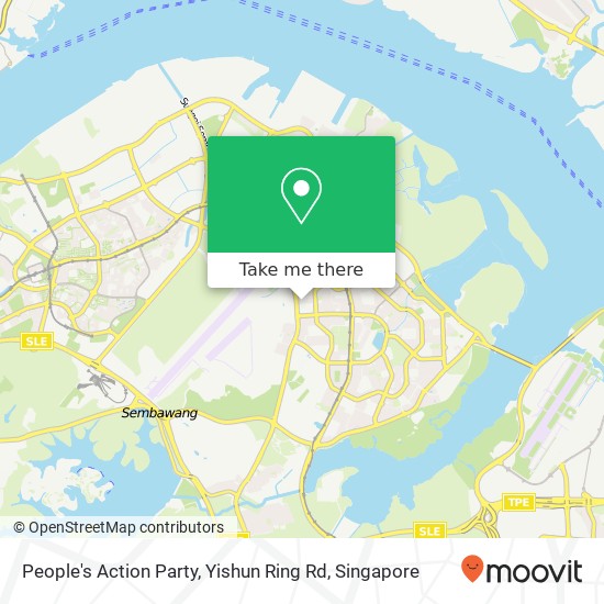 People's Action Party, Yishun Ring Rd地图