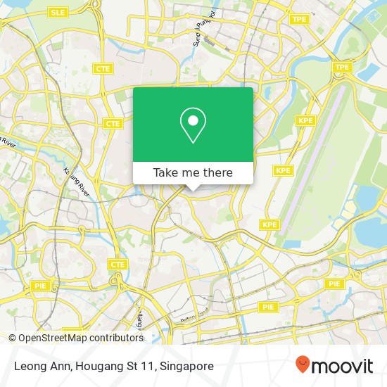 Leong Ann, Hougang St 11 map