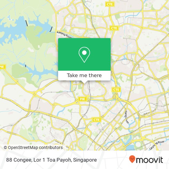 88 Congee, Lor 1 Toa Payoh map