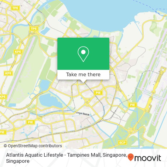 Atlantis Aquatic Lifestyle - Tampines Mall, Singapore map