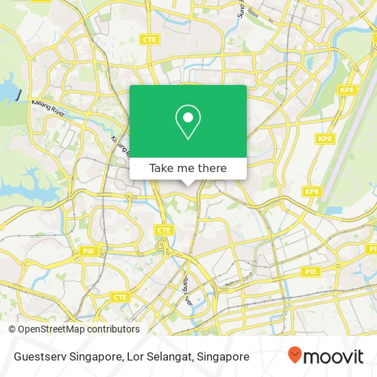 Guestserv Singapore, Lor Selangat map