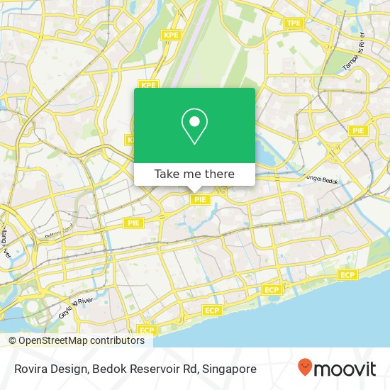 Rovira Design, Bedok Reservoir Rd map