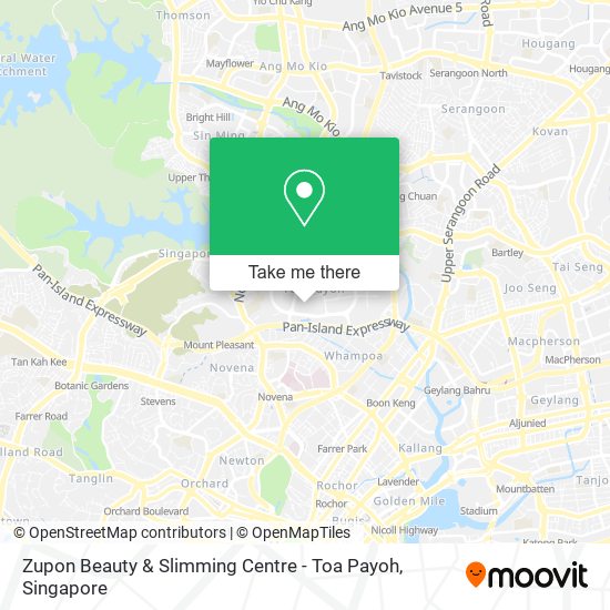 Zupon Beauty & Slimming Centre - Toa Payoh map