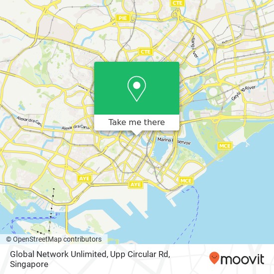 Global Network Unlimited, Upp Circular Rd map