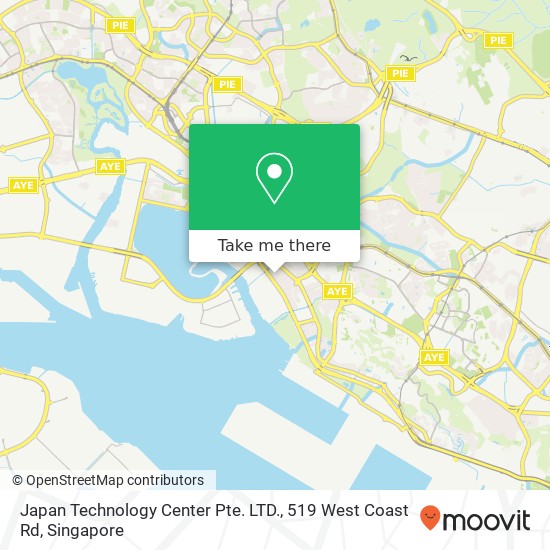 Japan Technology Center Pte. LTD., 519 West Coast Rd map