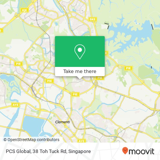 PCS Global, 38 Toh Tuck Rd地图