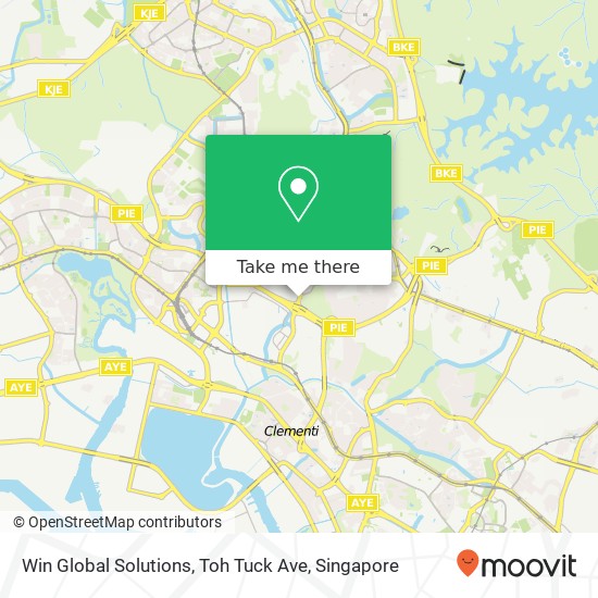 Win Global Solutions, Toh Tuck Ave地图