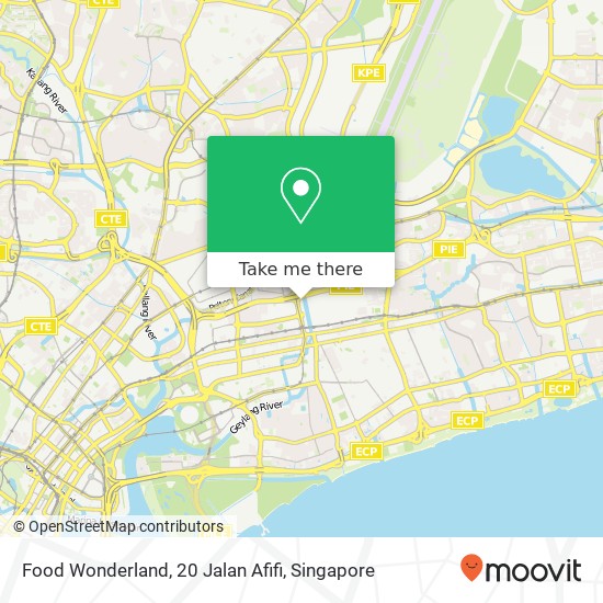 Food Wonderland, 20 Jalan Afifi地图