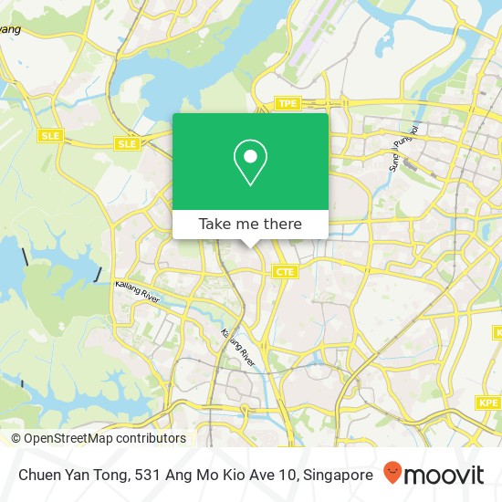 Chuen Yan Tong, 531 Ang Mo Kio Ave 10地图