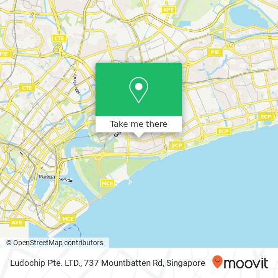 Ludochip Pte. LTD., 737 Mountbatten Rd地图