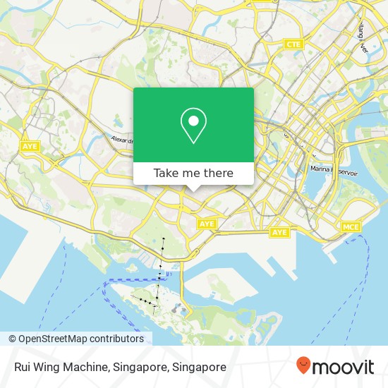 Rui Wing Machine, Singapore map