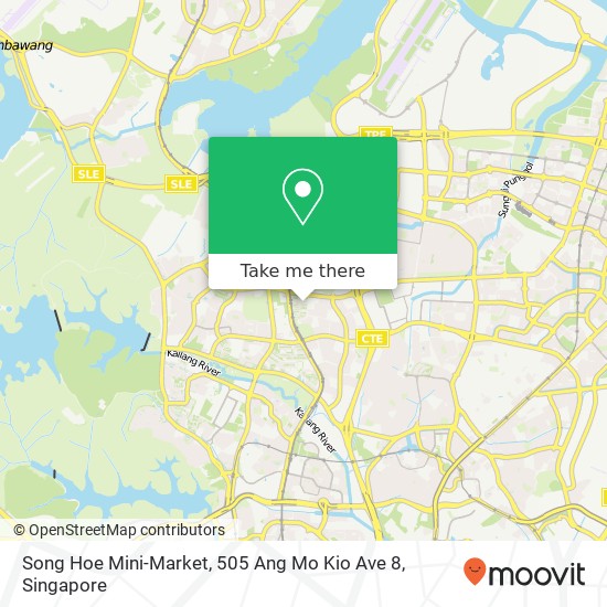 Song Hoe Mini-Market, 505 Ang Mo Kio Ave 8地图