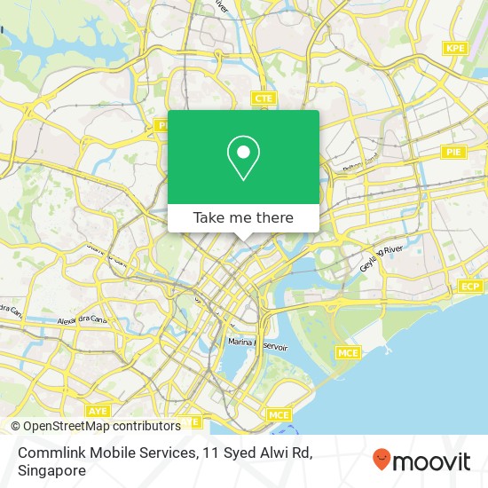 Commlink Mobile Services, 11 Syed Alwi Rd地图