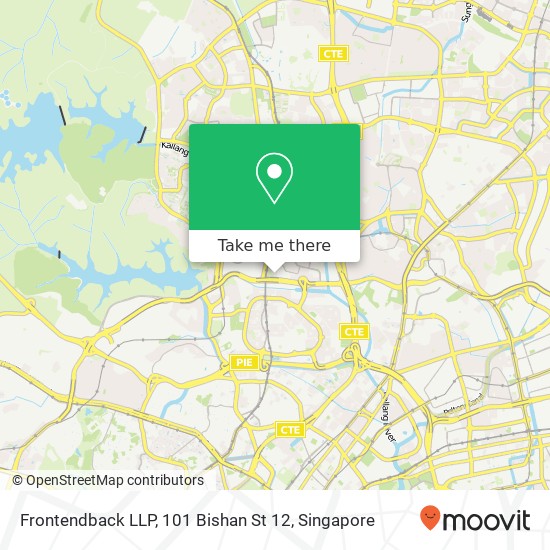 Frontendback LLP, 101 Bishan St 12 map