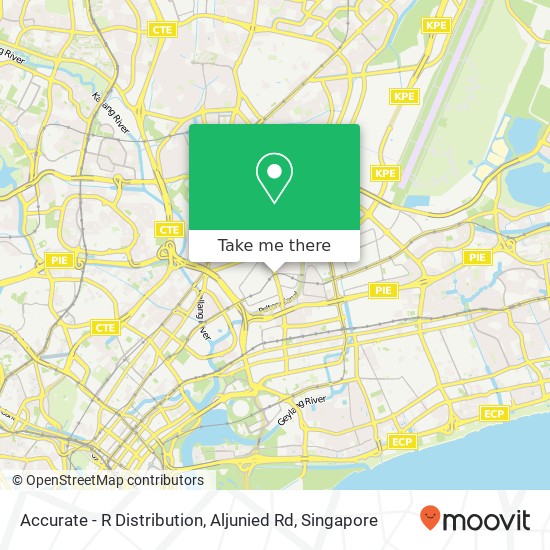 Accurate - R Distribution, Aljunied Rd map