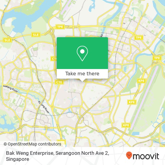 Bak Weng Enterprise, Serangoon North Ave 2地图
