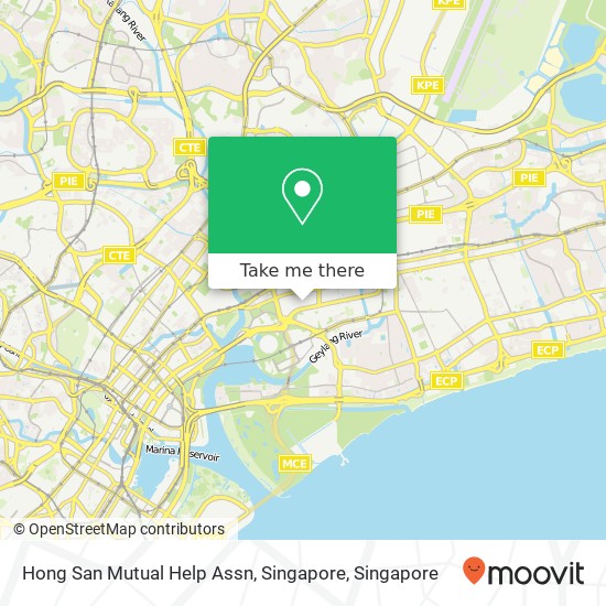 Hong San Mutual Help Assn, Singapore地图