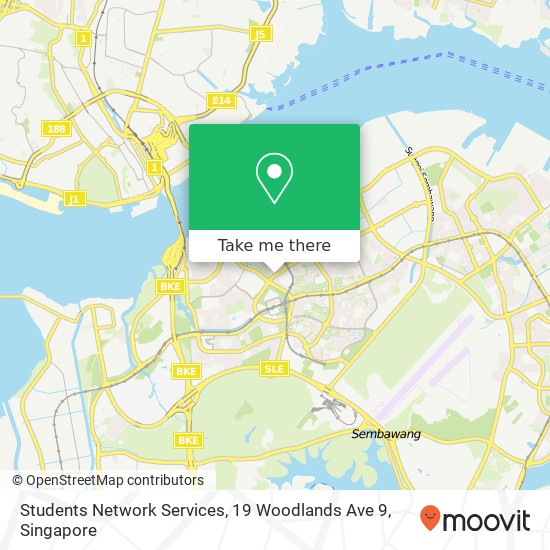 Students Network Services, 19 Woodlands Ave 9地图