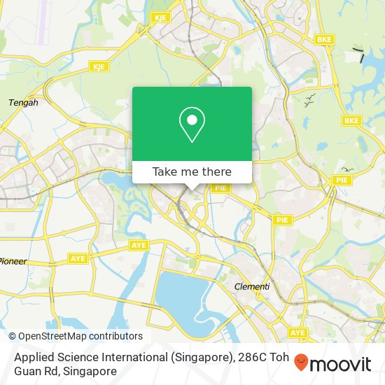 Applied Science International (Singapore), 286C Toh Guan Rd map