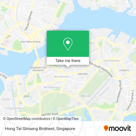 Hong Tai Ginseng Birdnest map
