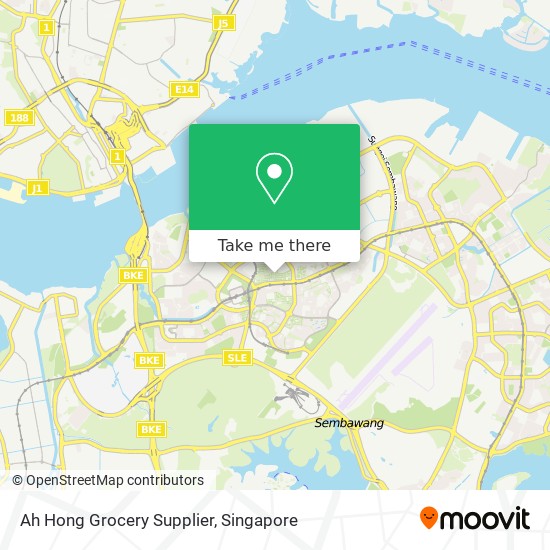 Ah Hong Grocery Supplier map