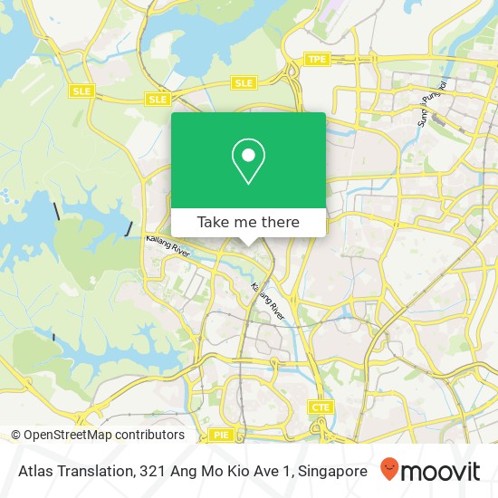 Atlas Translation, 321 Ang Mo Kio Ave 1 map