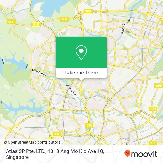 Atlas SP Pte. LTD., 4010 Ang Mo Kio Ave 10地图