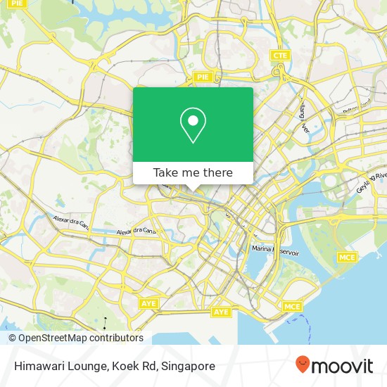 Himawari Lounge, Koek Rd map
