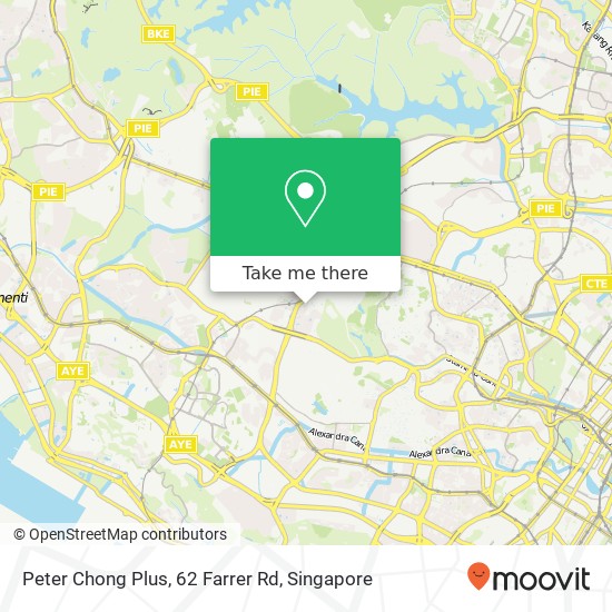Peter Chong Plus, 62 Farrer Rd map