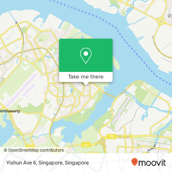 Yishun Ave 6, Singapore map