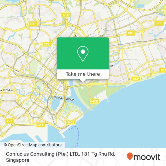 Confucius Consulting (Pte.) LTD., 181 Tg Rhu Rd map