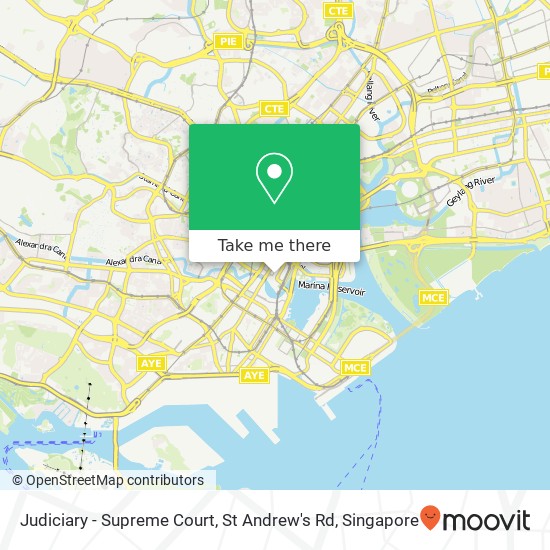 Judiciary - Supreme Court, St Andrew's Rd map