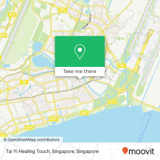 Tai Yi Healing Touch, Singapore map