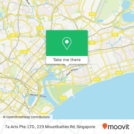 7a Arts Pte. LTD., 229 Mountbatten Rd map