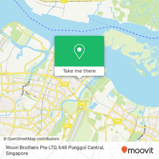 Woon Brothers Pte LTD, 648 Punggol Central地图