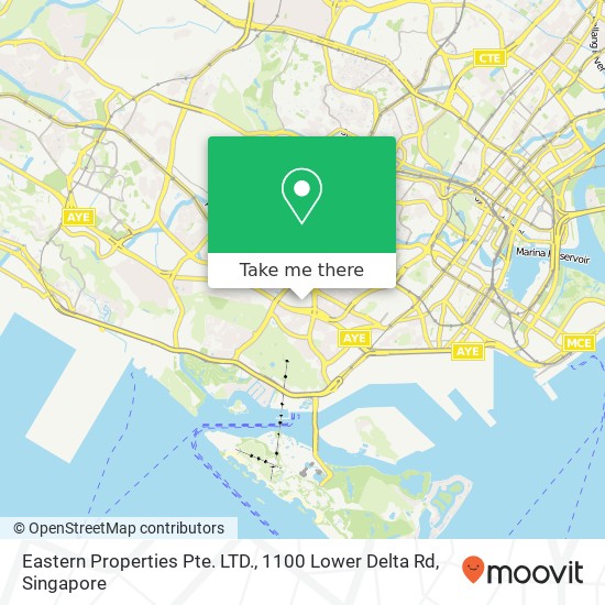 Eastern Properties Pte. LTD., 1100 Lower Delta Rd map