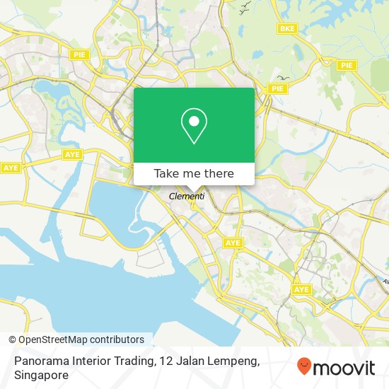 Panorama Interior Trading, 12 Jalan Lempeng地图