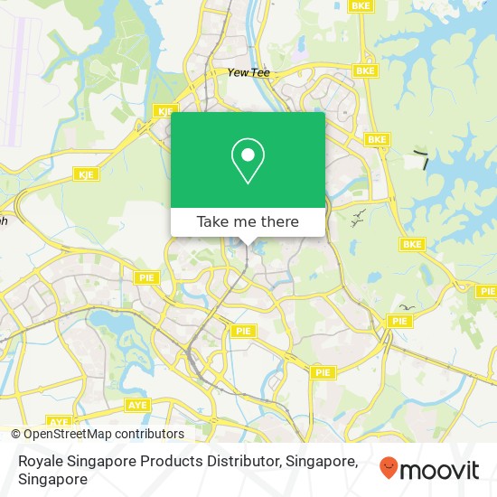 Royale Singapore Products Distributor, Singapore地图