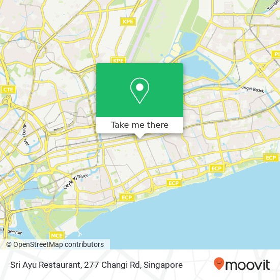 Sri Ayu Restaurant, 277 Changi Rd map